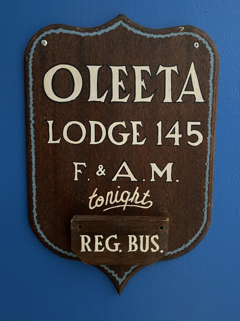 Announcement board Lodge No. 145