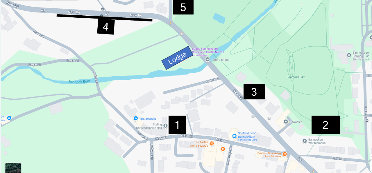Parking at Lodge 312
