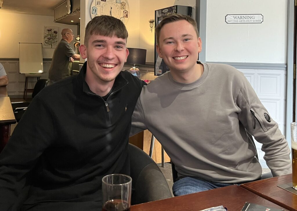 Fraser Stevenson and Alex McEwan