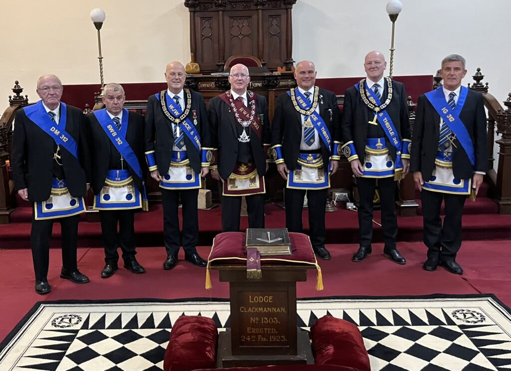 312 visitors to No. 1303 with their RWM Bro. Brian Aitken