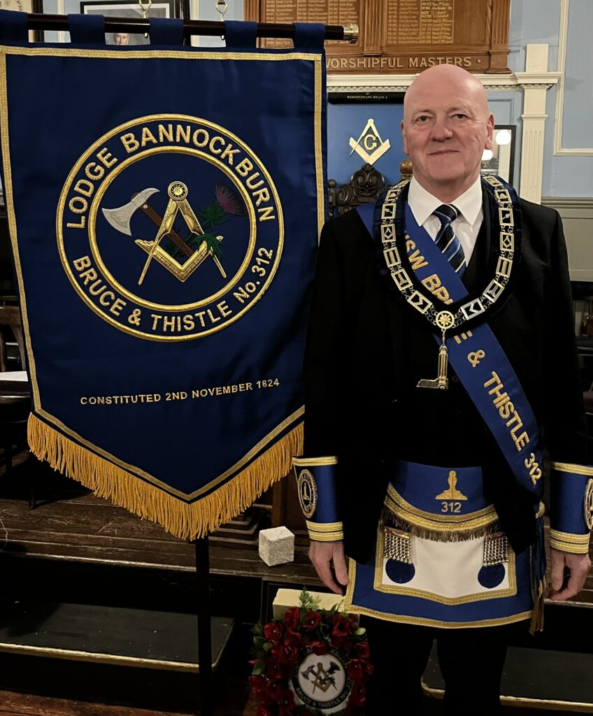 Bro. Kenneth R. Shaw, Master-elect 30 October 2025