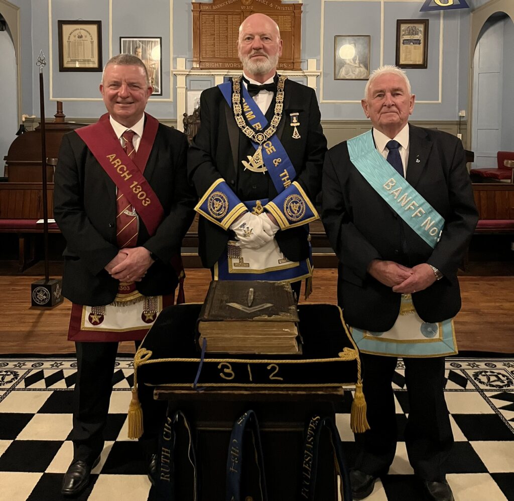 RWM with affiliates Ian Dick and Roy Robertson