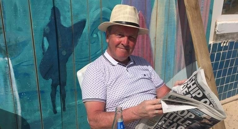 A relaxed John Stevenson