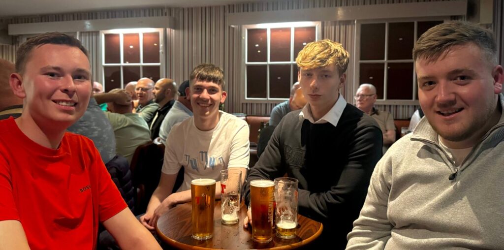 Alex McEwan, Fraser Stevenson, Jack Renton and jack Stevenson